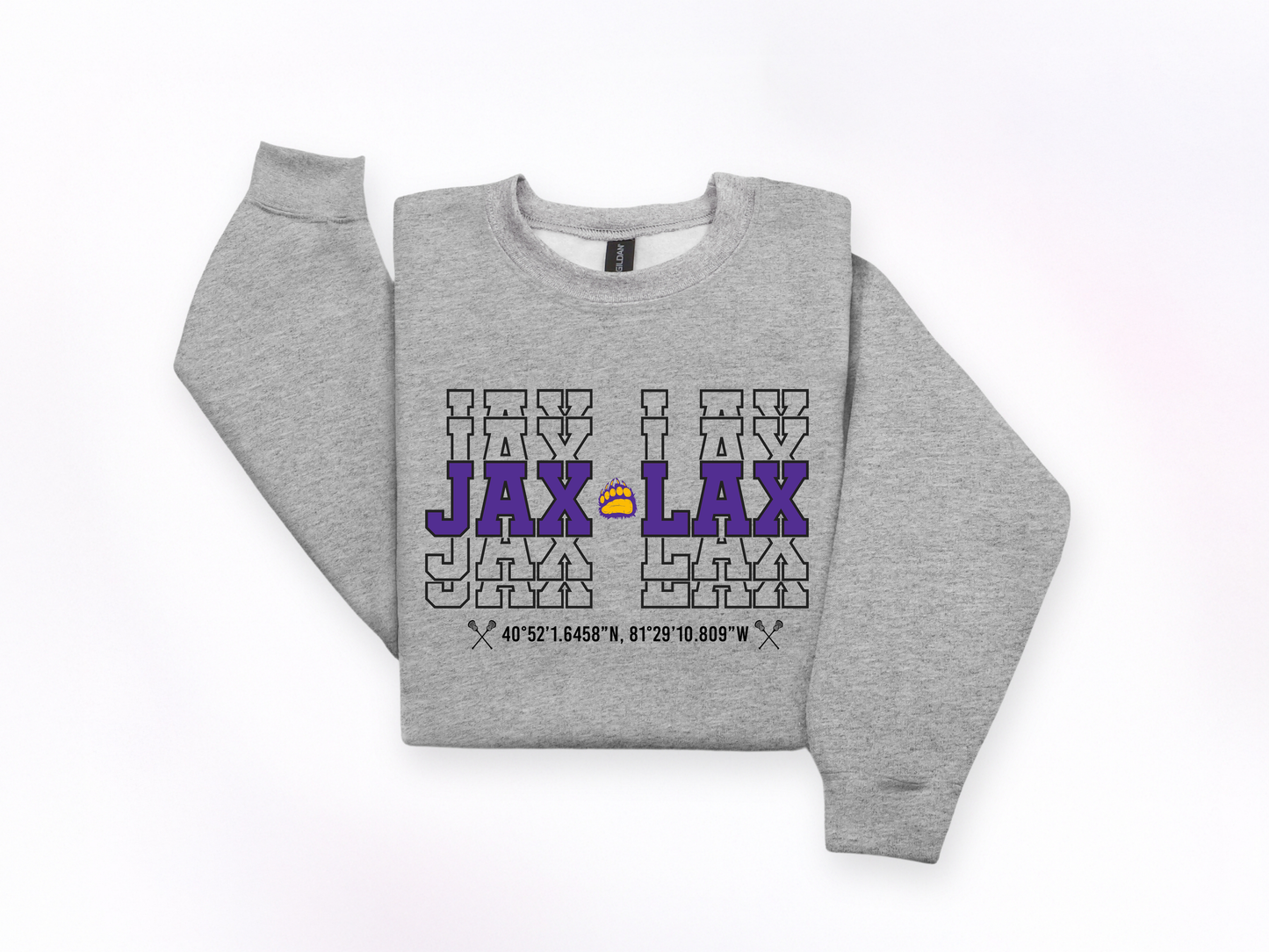JAX LAX Lacrosse Crew Sweatshirt