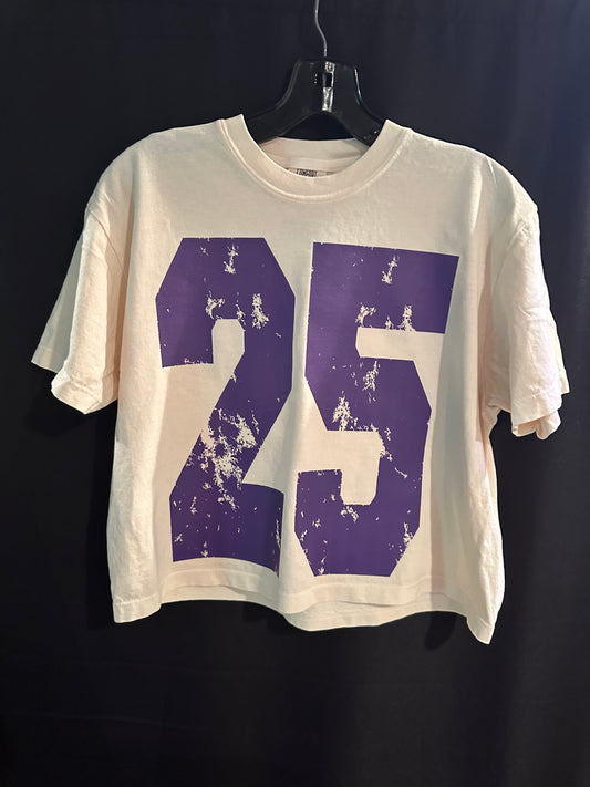NUMBER NATION -  Boxy Cropped Tee