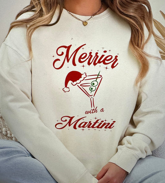 Martini/ Lightweight Crew Sweatshirt